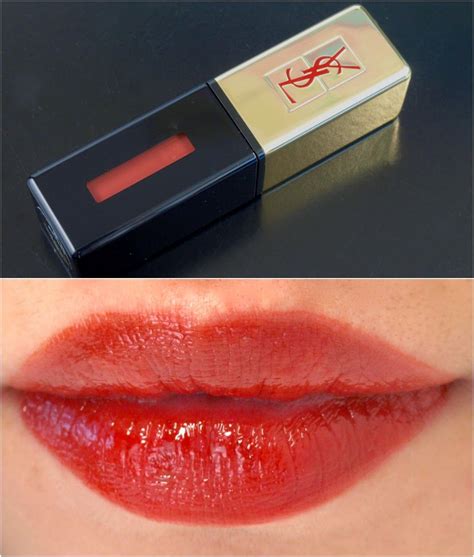 yves saint laurent glossy stain lip color review|ysl lip stain 412.